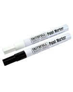 FAIPMBLKWHI FAITHFULL PAINT MARKER PEN BLACK/WHITE [PK-2]