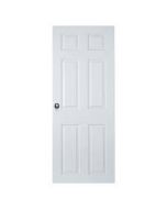 GRAINED 6 PANEL MOULDED FD30 FIRE DOOR 2'6" X 6'6" X 44MM - COLHH26