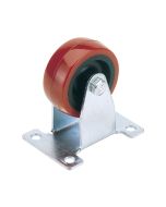 DRAPER 65517 POLYURETHANE WHEEL FIXED PLATE CASTOR 75MM