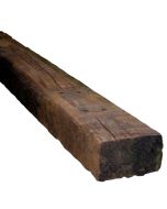 RECLAIMED G1 UK RAILWAY SLEEPER 150 X 250MM X 2.6M (CONTAINS CREOSOTE - WEAR GLOVES WHEN HANDLING-SOLD AS SEEN)