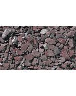 (C) HANSON SLATE CHIPPINGS 5-25MM - PLUM [APPROX 23KG] - SSSLATEP