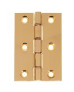 J14828 ECLIPSE DOUBLE PHOSPHUR BRONZE WASHERED BRASS HINGE 76 X 50MM PBL - [PAIR]