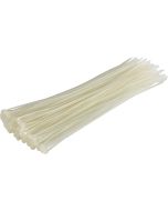 JB710N CLEAR CABLE TIES 370 X 4.8MM [PK X 100]