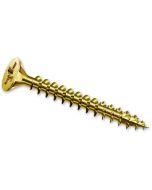 SPAX FLAT CSK POZI SCREWS YELLOW 5.0 X 60 [BOX X 100] - 1081020500603