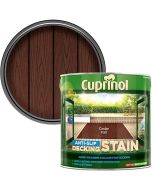 5092618 CUPRINOL ANTI-SLIP DECKING STAIN CEDAR FALL 2.5LTR