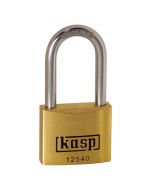 (C) KASP K12540L40D PREMIUM BRASS PADLOCK 40MM X 40MM LONG SHACKLE