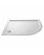 D128QL MERLYN M STONE TRAY 1200 X 800 OFFSET QUADRANT LEFT HAND WITH DWAS 90MM WASTE