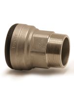 (C) 25267 TECTITE S/STEEL TS3 STRAIGHT MALE CONNECTOR 15MM X 1/2"