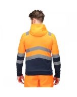 TRF663-188  REGATTA HI-VIS PRO HOODIE ORANGE   LARGE