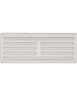 (C) 1207WF TIMLOC WHITE LOUVRE VENT WITH FLYSCREEN 9" X 3"