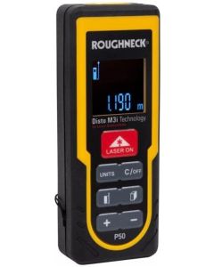 *CLEARANCE * ROU43950 ROUGHNECK LASER DISTANCE MEASURE 50 METRE