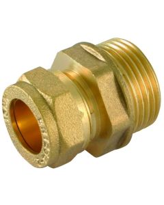 CCMI2212 TESLA 22MM X 1/2" BSPP MALE STRAIGHT COUPLING