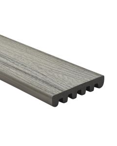 TREX ENHANCED GROOVED DECK BOARD FOGGY WHARF 25 X 140MM X 4.88M