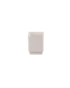 (C) BRETT MARTIN BR506A SQ DOWNPIPE CONNECTOR WHITE