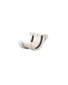 (C) BRETT MARTIN BR044A ROUND GUTTER UNION BRACKET WHITE