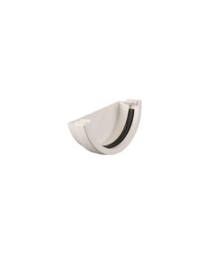 (C) BRETT MARTIN BR047A ROUND GUTTER EXTERNAL STOPEND WHITE