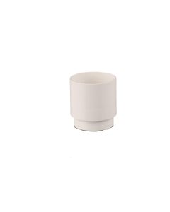 (C) BRETT MARTIN BR206A ROUND DOWNPIPE CONNECTOR WHITE