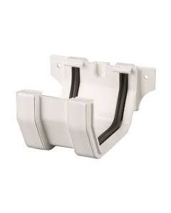 BRETT MARTIN BR054A SQ GUTTER UNION BRACKET WHITE