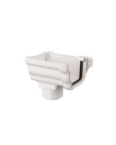 BRETT MARTIN BR856LA OGEE LEFT HAND STOPEND OUTLET WHITE