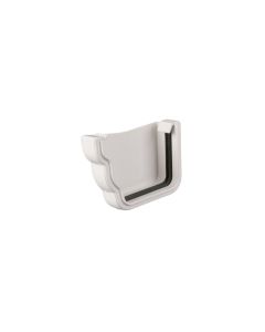 BRETT MARTIN BR087LA OGEE LEFT HAND EXTERNAL STOP END WHITE