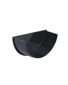 BRETT MARTIN BR046B ROUND GUTTER INTERNAL STOP END BLACK