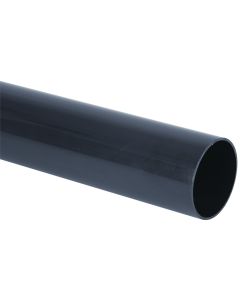 (C) ROUND RAINWATER 68MM DOWNPIPE 4M ANTHRACITE GREY