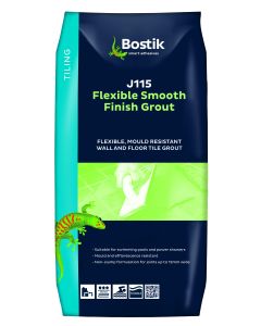 (C) BOSTIK 30615341 J115 SMOOTH FINISH FLEXIBLE GROUT - WALL & FLOOR GREY 5KG