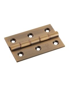 (C) HDPBW21AB DPW BUTT HINGE 76 X 50 X 2.5MM ANTIQUE BRASS (PR)