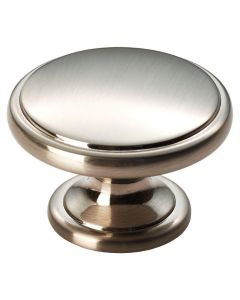 FTD524SN OXFORD KNOB SATIN NICKEL 38mm