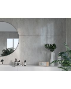 FIBO T2204-M63 MARCATO TILE WALLPANEL 600 X 2400  CRACKED CEMENT S-SILK