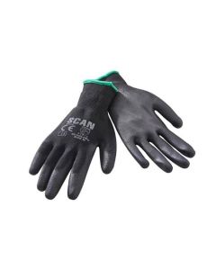 SCAGLOPU12XL SCAN BLACK PU GLOVES [PK-12]