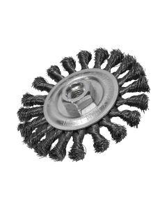 FAIWBCT115 FAITHFULL FLAT WIRE BRUSH WHEEL 115MM X 12MM X M14