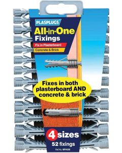 PLAMFA500 - PLASPLUG ALL IN ONE PLASTERBOARD FIXINGS (52)