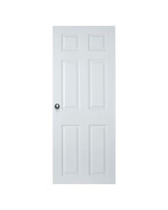 GRAINED 6 PANEL MOULDED DOOR 2'3" X 6'6" X 35MM - COL23