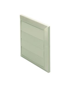 DOMUS 5900W 125MM(5")  EASIPIPE EXTERNAL GRILLE W/ GRAVITY SHUTTERS