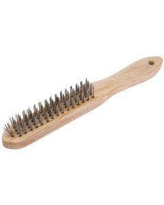 68723 DRAPER REDLINE  4 ROW WIRE SCRATCH BRUSH