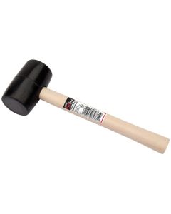 82761 DRAPER REDLINE RUBBER MALLET WITH HARDWOOD SHAFT