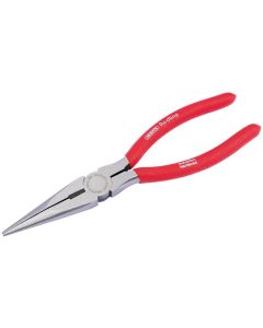 68238 DRAPER REDLINE LONG NOSE PLIER WITH PVC DIPPED HANDLE  200MM