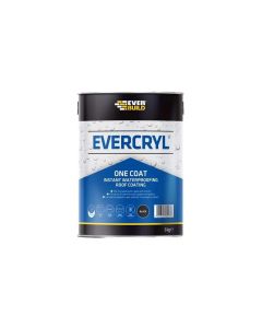 (C) EVERCRYL ONE COAT INSTANT WATERPROOFING ROOF COATING BLACK 2.5KG