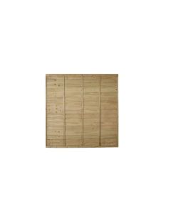 (C) 6' X 6' (1.83M x 1.83M) PRESSURE TREATED SUPERLAP FENCE PANEL