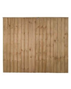 (C) 6' X 6' (1.83M x 1.83M) PRESSURE TREATED VERTICAL BOARD FENCE PANEL