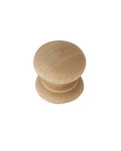 195.77.302 HAFELE BEECH UNFINISHED KNOB 44MM