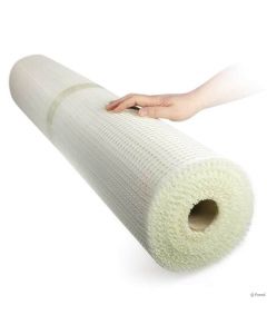 WBS MINERAL FIBRE ALKALI RESISTANT SCRIM CLOTH/MESH (50M X 1.1M) 55M2 ROLL