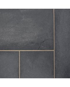 TRADESTONE LIMESTONE PAVING BLACK LIMESTONE - 0.569M2 FINISHING PK [1 X EACH SIZE]