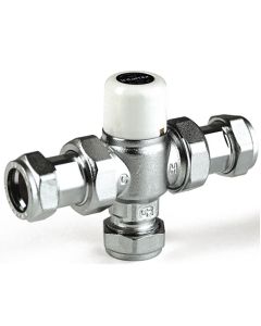 (C) 40022CP INTATEC 22MM THERMOSTATIC TMV2/3 MIXING VALVE