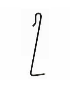 (C) SLATE HOOK  SPIKE END 100MM - BLACK