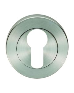 (C) SWL102SSS STEELWORKS SWL EURO ESCUTCHEON-SSS-52 X 7MM SCREW ON ROSE