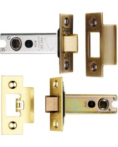 DL5030EBFB/BP HEAVY DUTY TUBULAR LATCH 3" DUAL FINISH BRASS