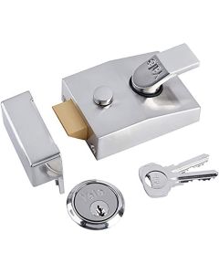 YALE P-89-CH-CH-60 NIGHT LATCH 60MM HIGH SECURITY CHROME