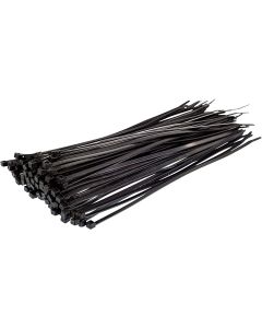 JB708 BLACK CABLE TIES 300 X 4.8MM [PK X 100]